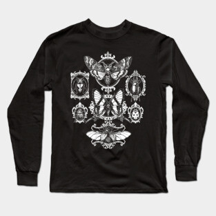 Gothic Framed Insects Long Sleeve T-Shirt