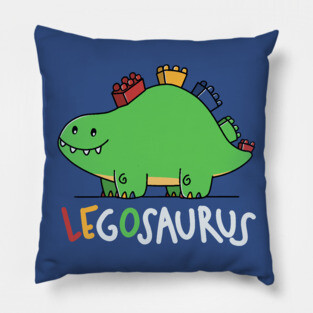 Legosaurus Pillow