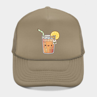 Cute Iced Lemon Tea Drink Hat