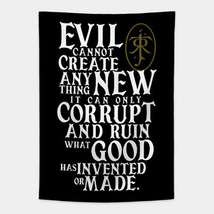 Evil Corrupts Tapestry