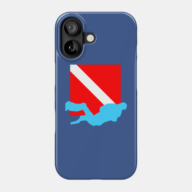 Diver Down Flag Phone Case by DonWillisJrArt