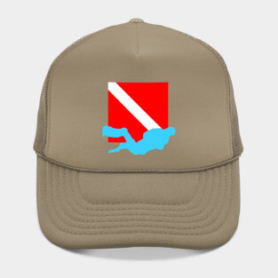 Diver Down Flag Hat