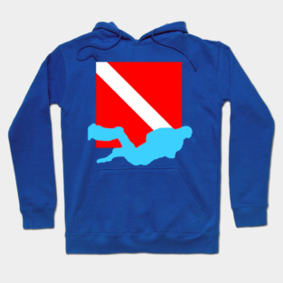 Diver Down Flag Hoodie