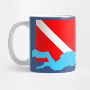 Diver Down Flag Mug
