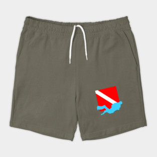 Diver Down Flag Shorts