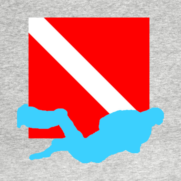 Diver Down Flag by DonWillisJrArt