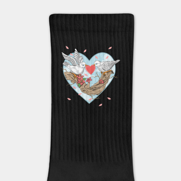 Romantic Birds in Love Valentine by creative