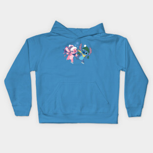 Stitch & Angel Skaters Kids Hoodie