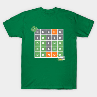 WORDLE ST PATRICKS DAY T-Shirt