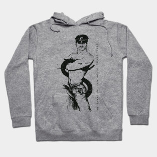 Snake Pit Vintage Retro Cowboy Leather Gay LGBT Texas Hoodie