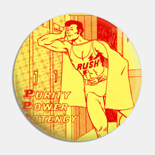 Captain Rush Vintage Retro LGBT Gay Pin