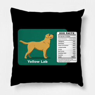 Yellow Lab Dog Pillow