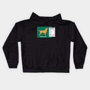 Yellow Lab Dog Kids Hoodie