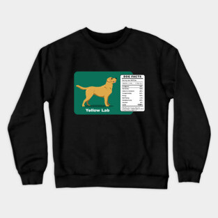 Yellow Lab Dog Crewneck Sweatshirt