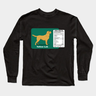 Yellow Lab Dog Long Sleeve T-Shirt