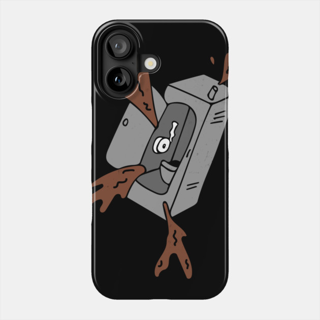 Porta Potty Spilling Liquids Phone Case by belownormal