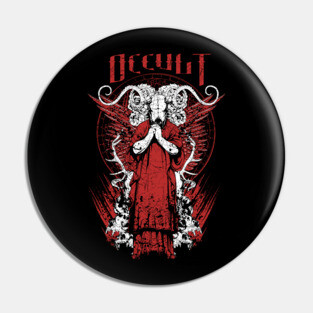 holy goat skull Pin