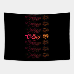 College Life Cool Style Funny Tapestry