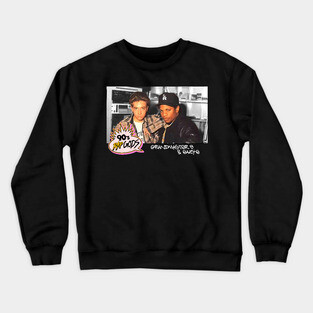 Grandmaster B and E ● 90s Rap Hip Hop + Married with Children Crewneck Sweatshirt