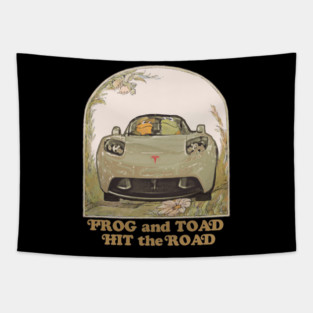 Frog And Toad Hit The Road Tapestry