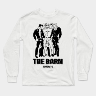 The Barn Vintage Retro Toronto Gay LGBT Long Sleeve T-Shirt