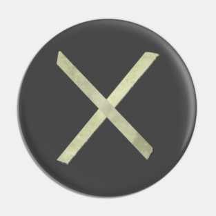 X-Files taped X Pin