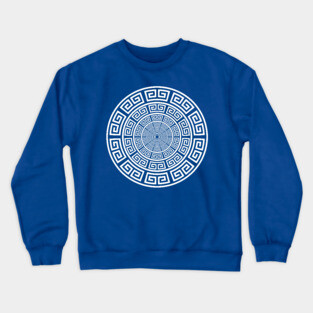 Meander Greek Symbol Crewneck Sweatshirt