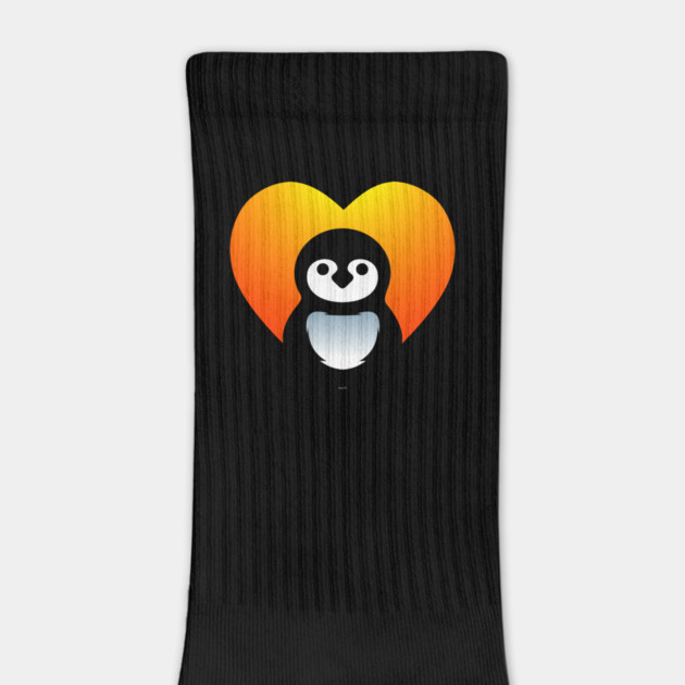 Penguin Valentine Love Funny Humor Valentine by creative