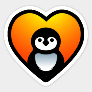 Penguin Valentine Love Funny Humor Valentine Magnet