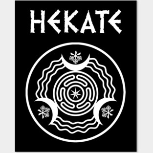 Hekate Greek Goddess of Witchcraft and Magic Posters and Art
