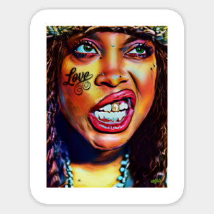Badu Sticker