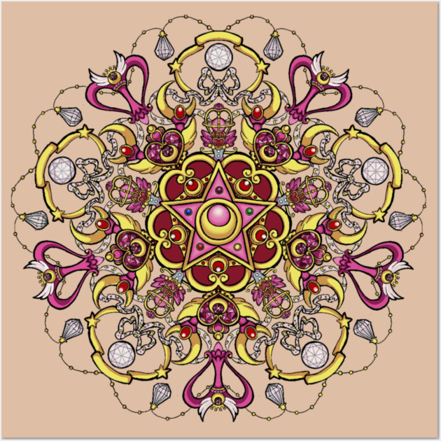 MoonCrystall Power large print Wall Art by Klumbsykay