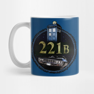 Consulting Angel in a Blue Box Mug