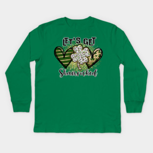 Let's get Shamrocked Kids Long Sleeve T-Shirt