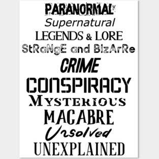 (BLACK TEXT) So Many Stories! Posters and Art