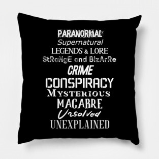 (WHITE TEXT) So Many Stories! Pillow