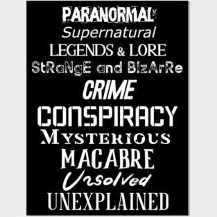 (WHITE TEXT) So Many Stories! Posters and Art