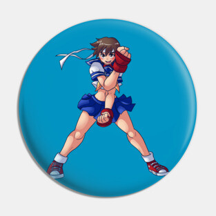 Sakura from STREET FIGHTER Pin