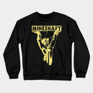 Mineshaft Vintage Retro Gay LGBT NYC New York 80s Leather Crewneck Sweatshirt