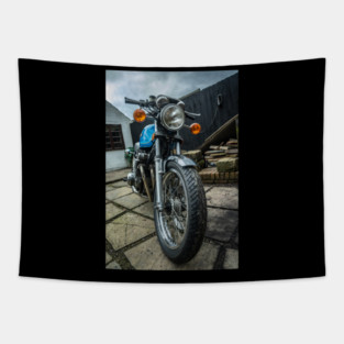 Suzuki GS750 in Blue Tapestry