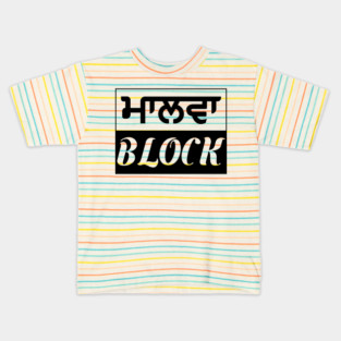 Punjab region - Malwa Block - Black Color Kids T-Shirt