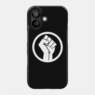 Black Power Fist, black lives matter, black history Phone Case