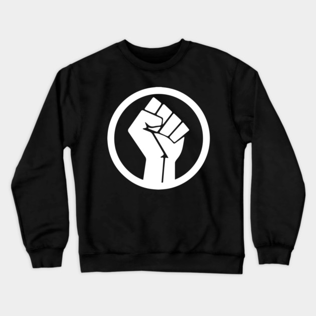 Black Power Fist, black lives matter, black history Crewneck Sweatshirt by UrbanLifeApparel