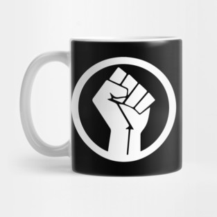 Black Power Fist, black lives matter, black history Mug