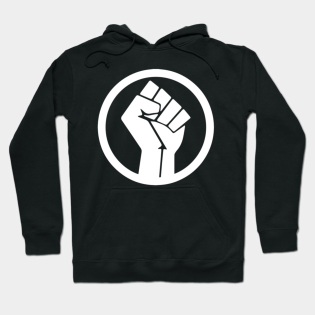 Black Power Fist, black lives matter, black history Hoodie by UrbanLifeApparel