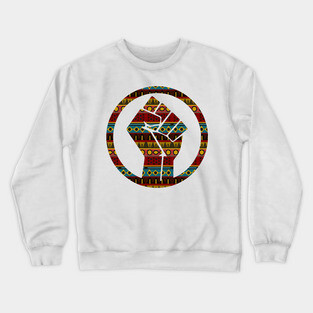 Black Power Fist, black lives matter, black history, afrocentric Crewneck Sweatshirt