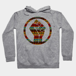 Black Power Fist, black lives matter, black history, afrocentric Hoodie