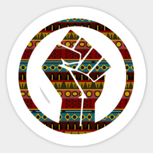 Black Power Fist, black lives matter, black history, afrocentric Sticker