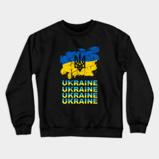 Ukraine Ukrainian Lover Crewneck Sweatshirt