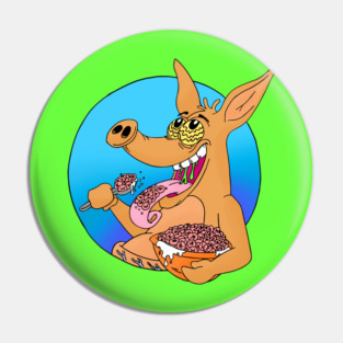 Uhoh Aardvark, No Border Pin